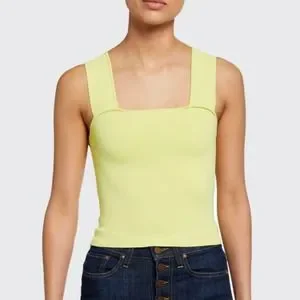 タンクトップ Alice+Olivia - AO RASHIDA CROPPED STRETCH-KNIT TOP XS Alice+Olivia - AO RASHIDA CROPPED STRETCH-KNIT TOP XSの通販